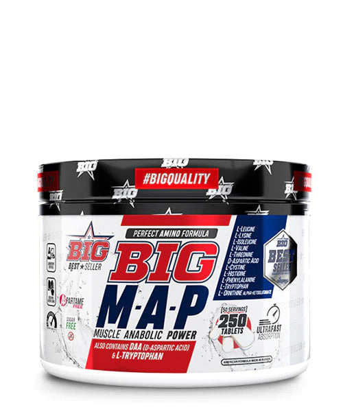 Big M.A.P Muscle Anabolic Power Amino rūgšys 250Tabl. 50d kursui