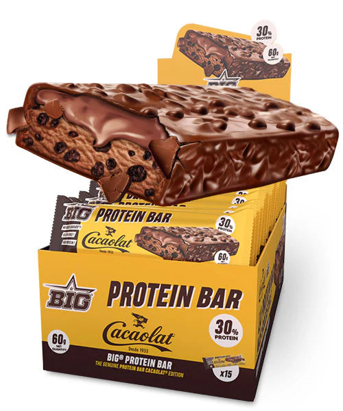 PROTEIN BAR CACAOLAT® šokolado-kakavos sk. 15x60gr 3 šokolado sluoksniai